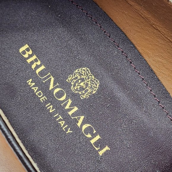 Bruno Magli Arezzo Burnished Leather Penny Loafer - Picture 5 of 5